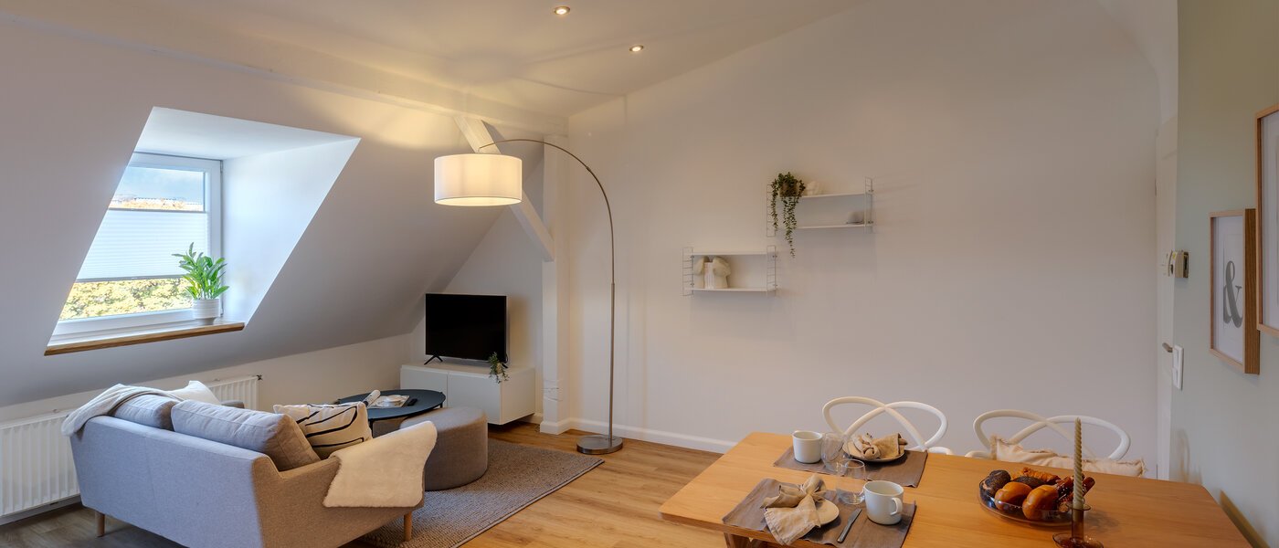 アティック・フラット（屋根裏） München Au 04 リビングエリア 13187