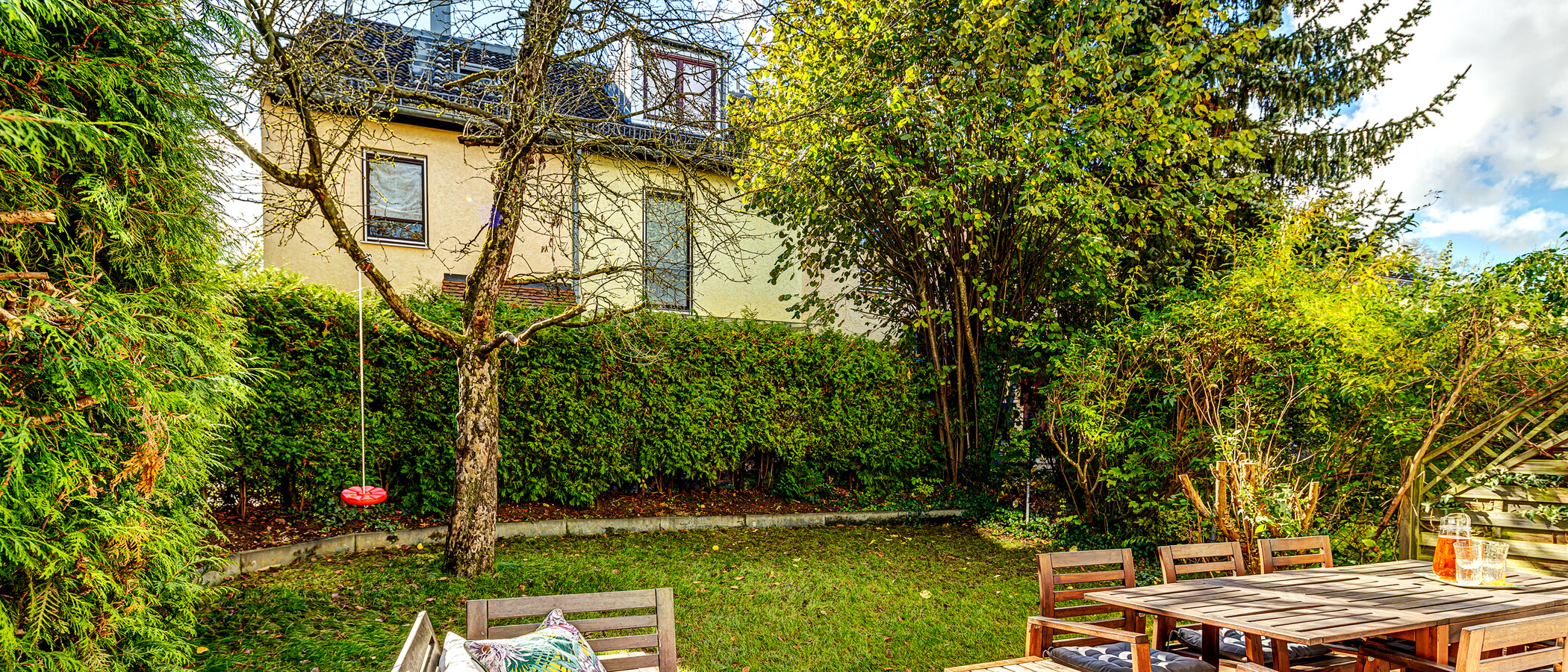 テラスハウス角住宅 München Pasing 01 庭 13218