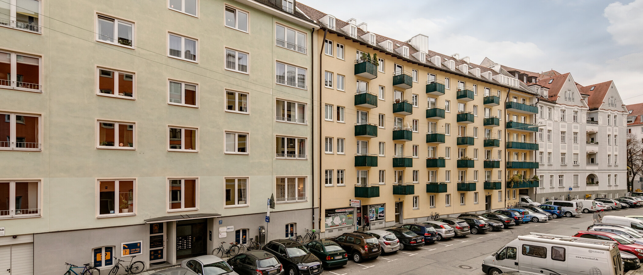 マンション München Schwabing-West (rund um den Hohenzollernplatz) 03 物件からの眺め 1322