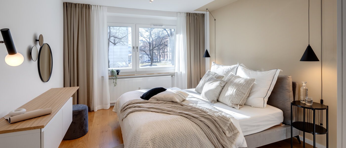 マンション München Maxvorstadt - Westen 01 1. 寝室 13243