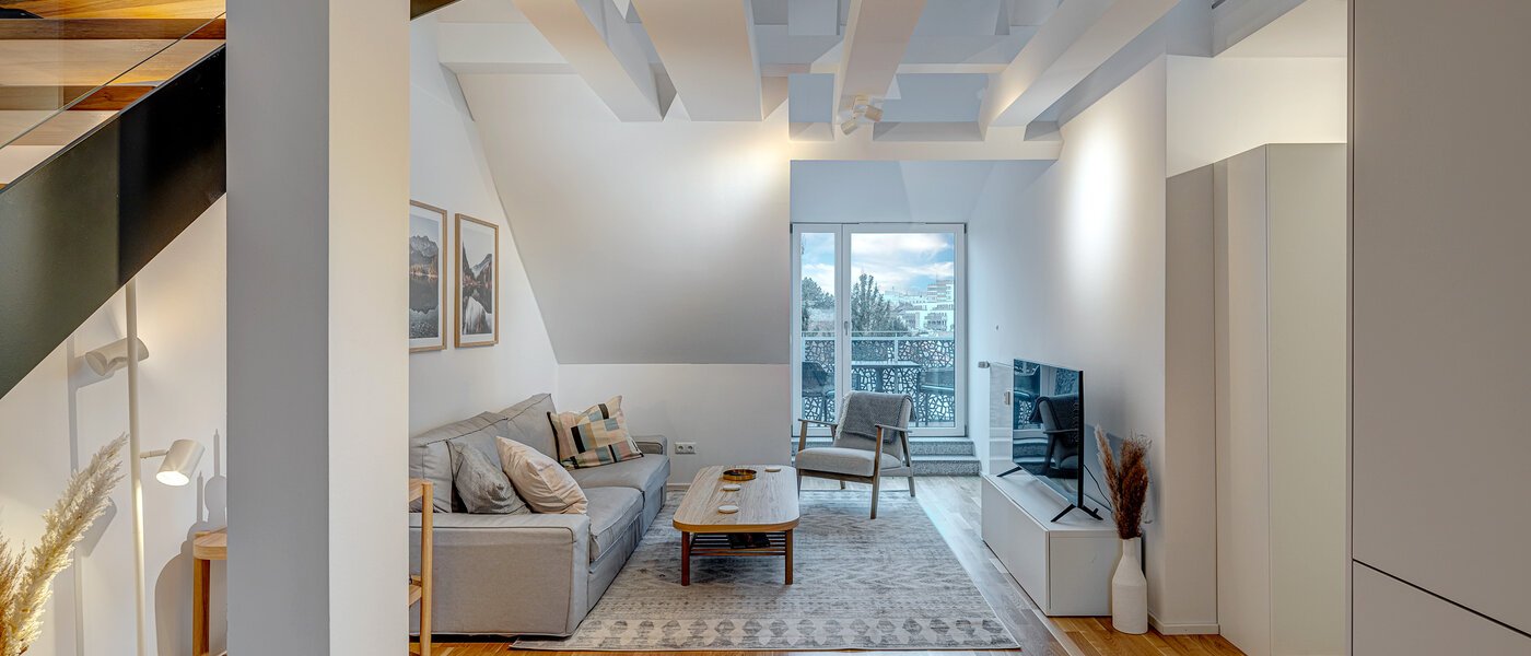 メゾネット・マンション（複数階にわたるマンション） München Giesing 03 リビングエリア 13263