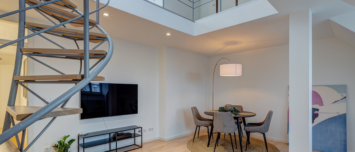 複層－回廊住宅 München Maxvorstadt 05 リビングエリア 13317