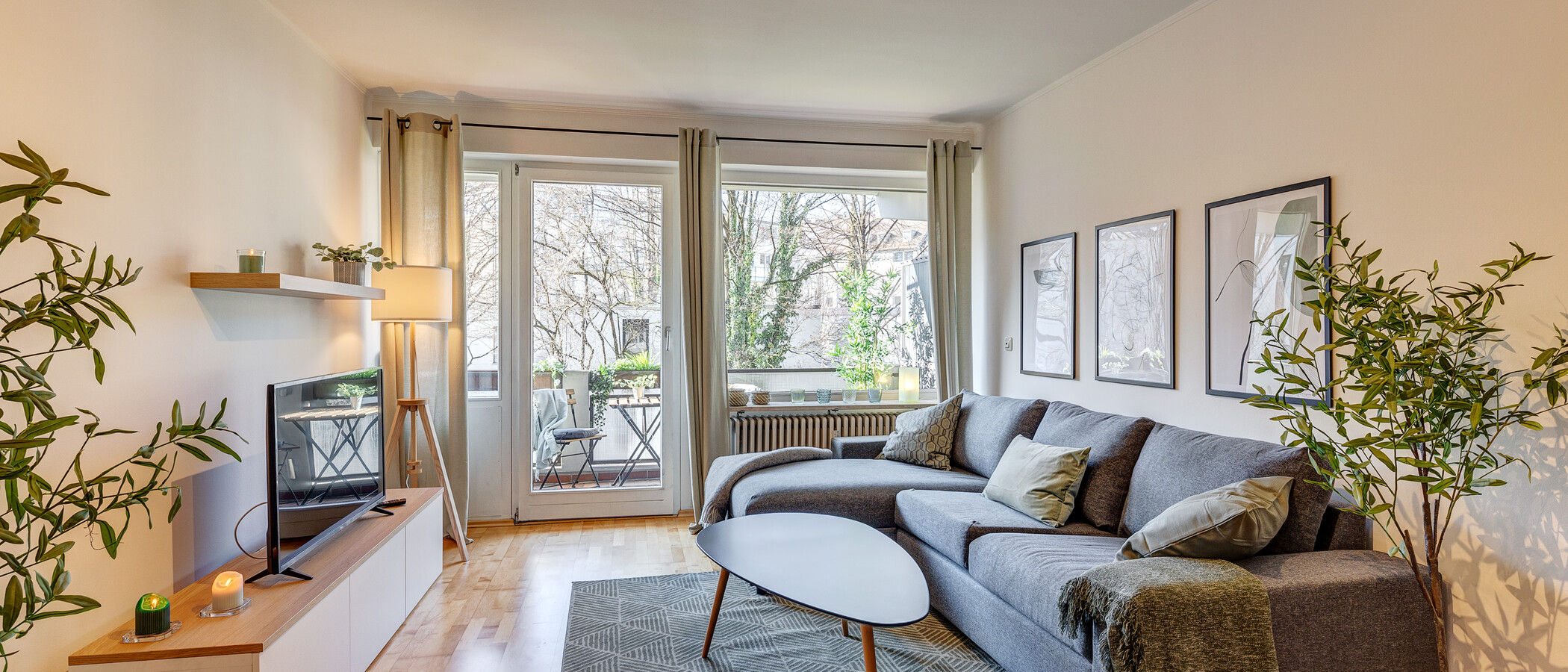 マンション München Neuhausen 01 リビングエリア 13344