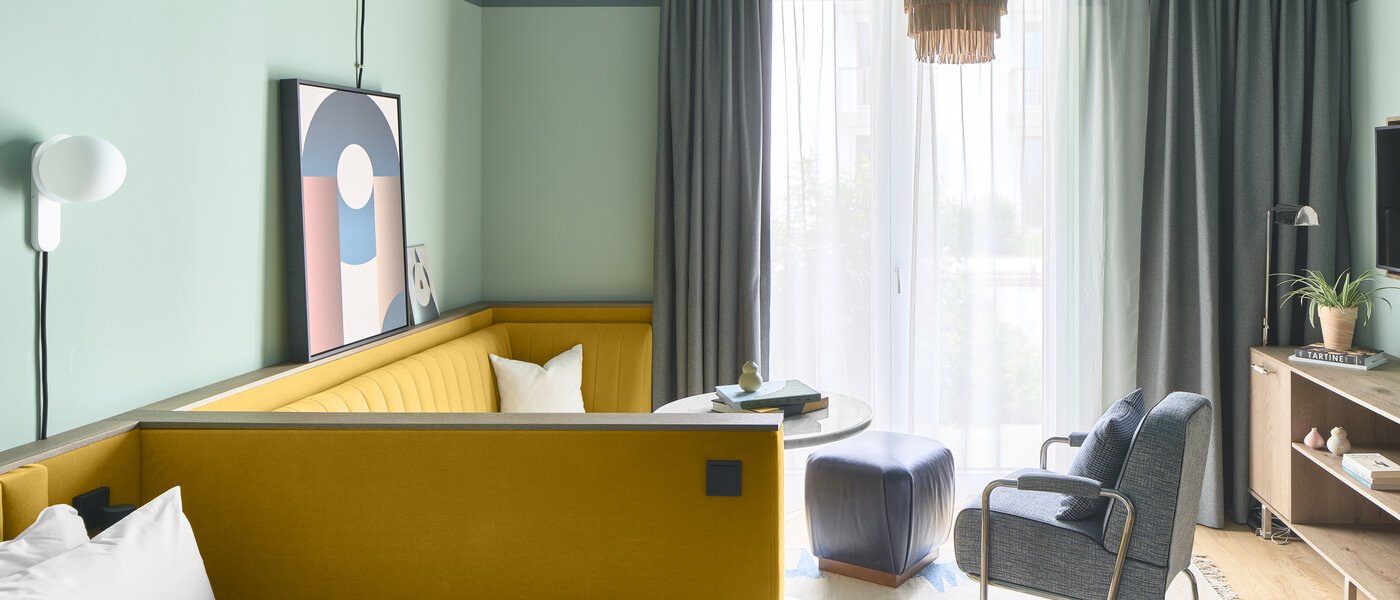 アパルトマン München Ludwigsvorstadt 05 リビングエリア 13370