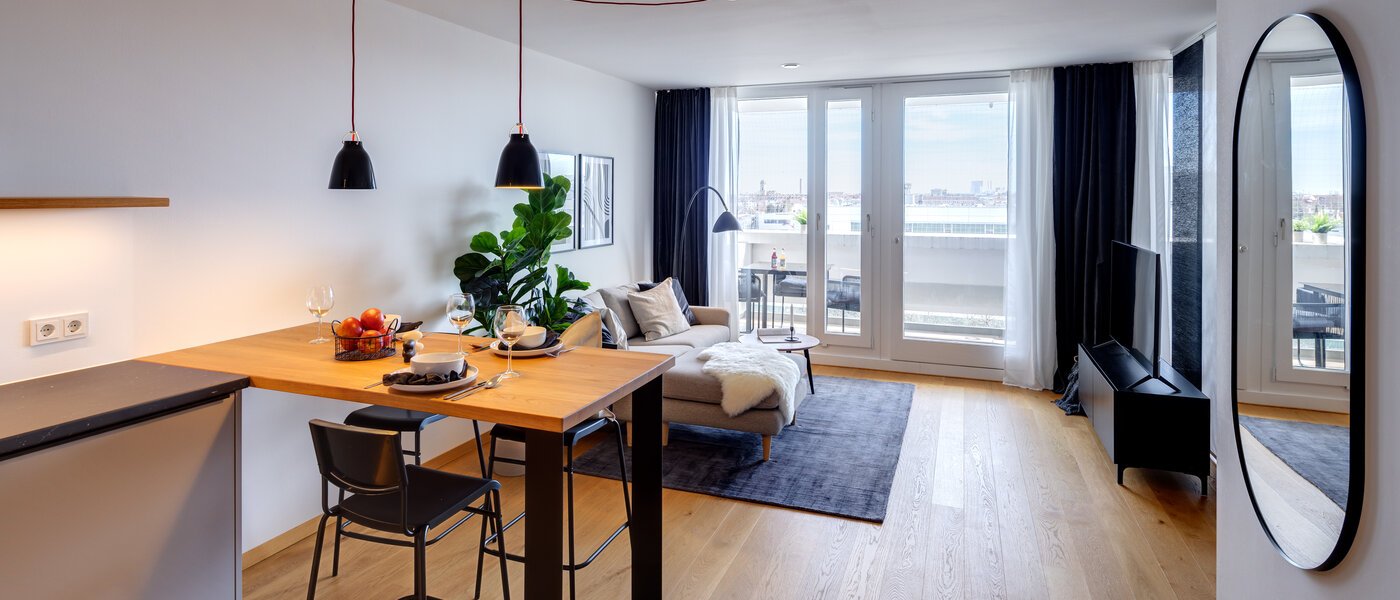 マンション München Olympiadorf 02 リビングエリア 13379