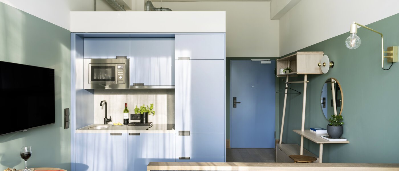 アパルトマン München Obersendling 06 リビングエリア 13390