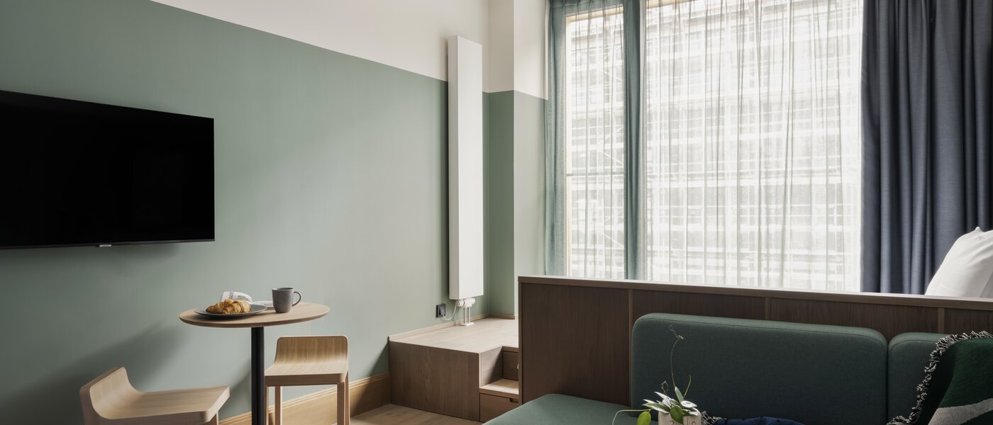 アパルトマン München Obersendling 04 リビングエリア 13393