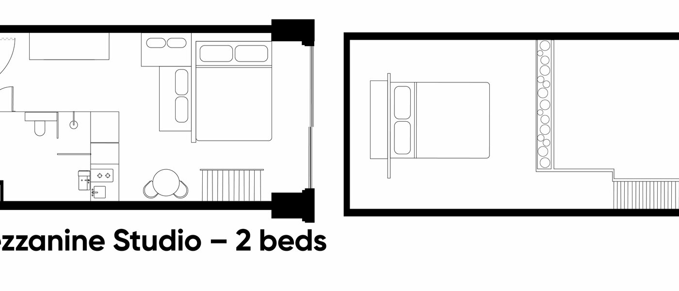 メゾネット・マンション（複数階にわたるマンション） München Obersendling 01 見取り図 13394