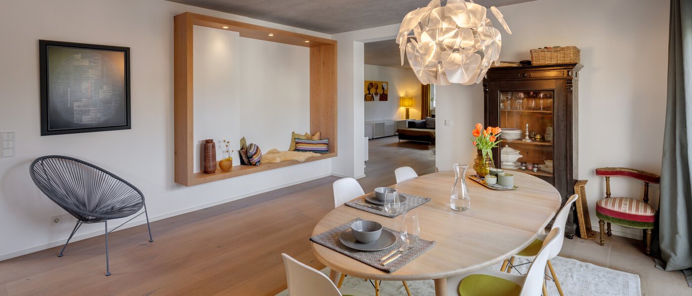 ペントハウス住宅 München Solln 02 ダイニングエリア 13410