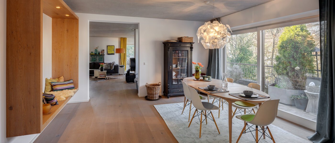 ペントハウス住宅 München Solln 04 ダイニングエリア 13410