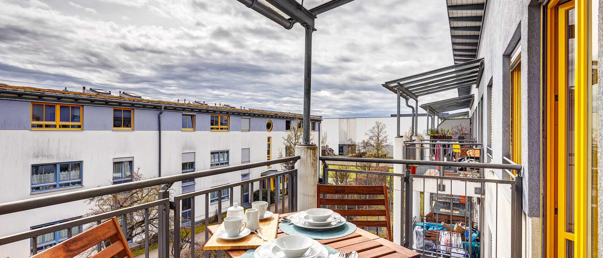 マンション München Messestadt Riem 02 ベランダ 13423