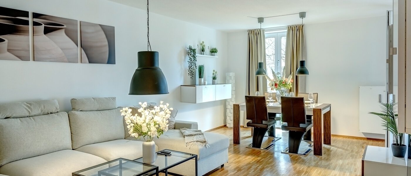 マンション München Moosach 01 リビングエリア 13457