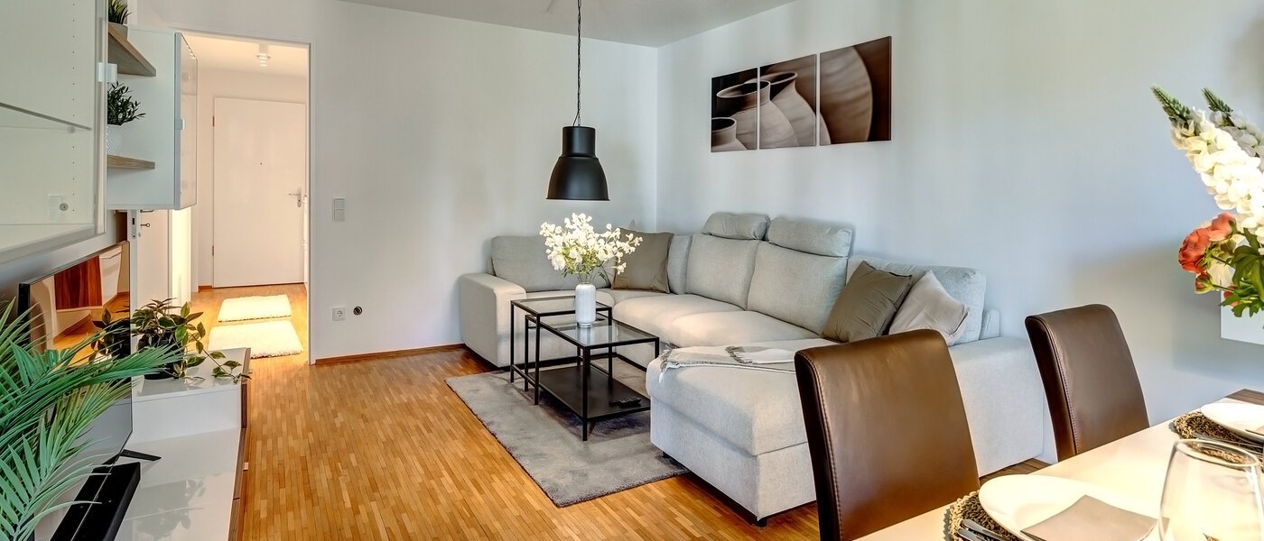 マンション München Moosach 05 リビングエリア 13457