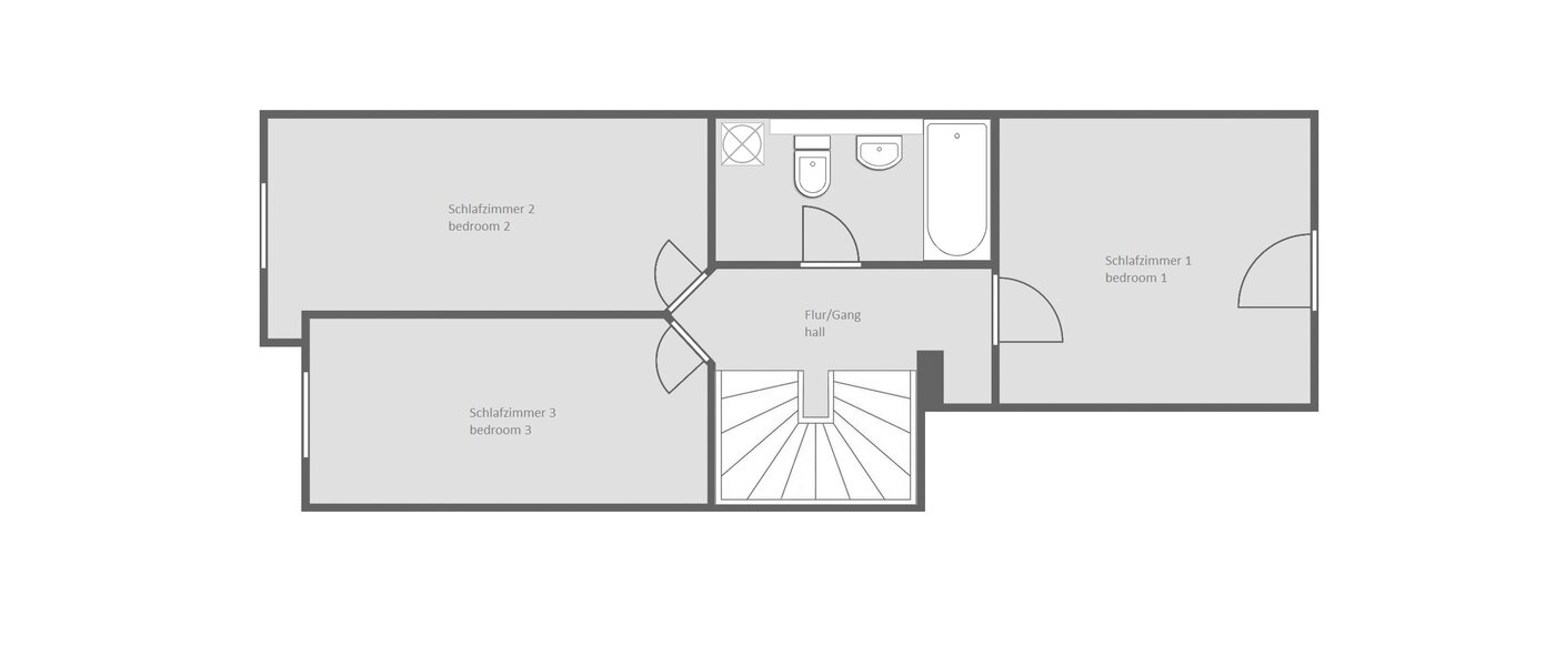メゾネット・マンション（複数階にわたるマンション） München Waldperlach 02 見取り図 13502