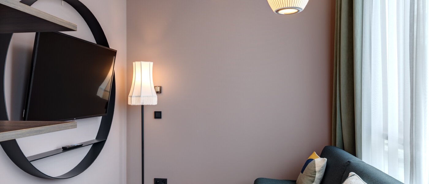 メゾネット・マンション（複数階にわたるマンション） München Neuperlach 01 リビングルーム 13534