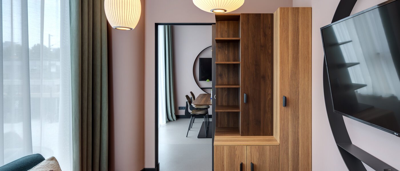 メゾネット・マンション（複数階にわたるマンション） München Neuperlach 04 リビングルーム 13534