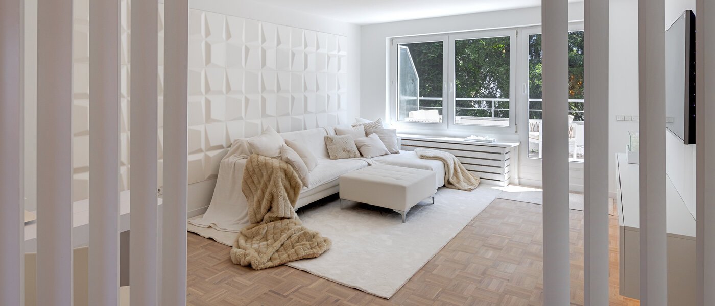 ペントハウス住宅 Unterhaching 01 リビングルーム 13549