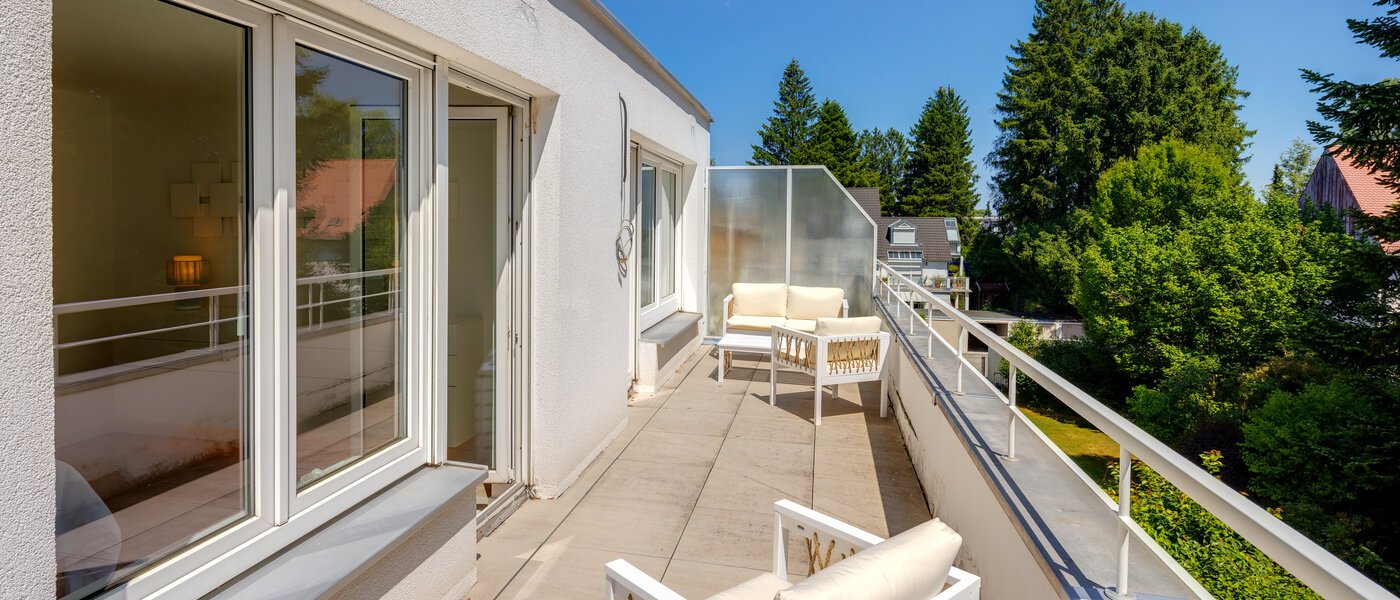 ペントハウス住宅 Unterhaching 01 ルーフテラス 13549