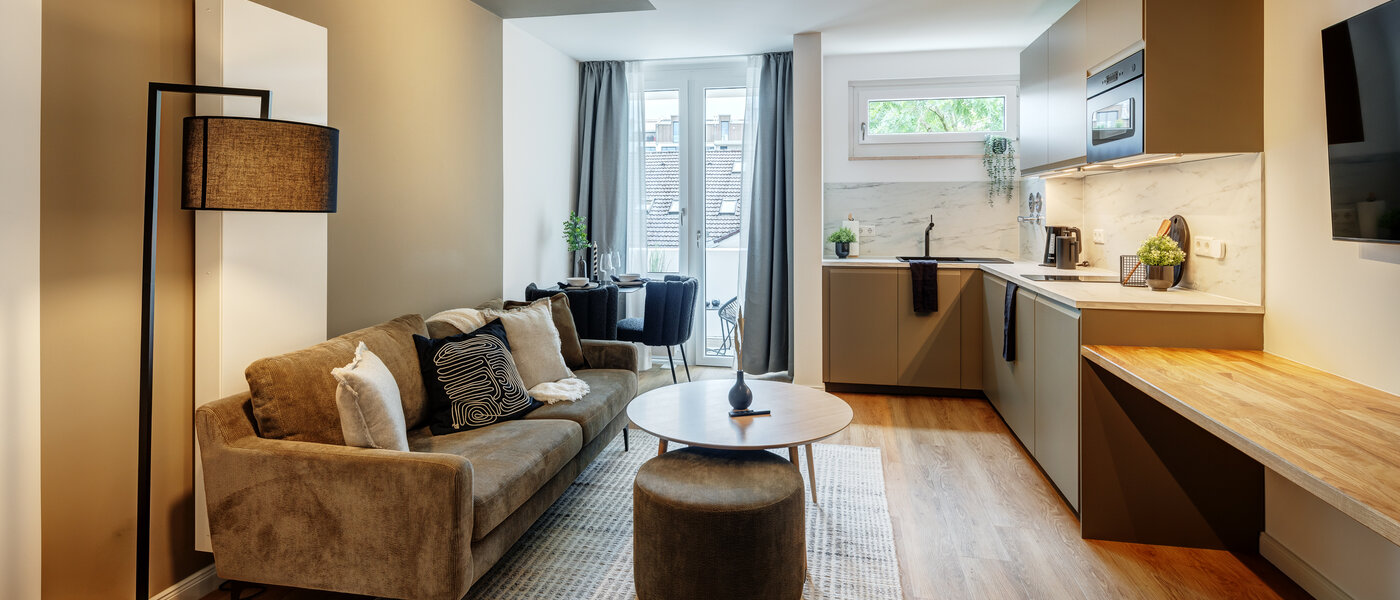 マンション München Milbertshofen 03 リビングエリア 13553