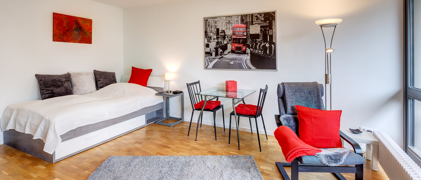 マンション München Schwabing-West (rund um den Hohenzollernplatz) 01 リビングエリア 13567