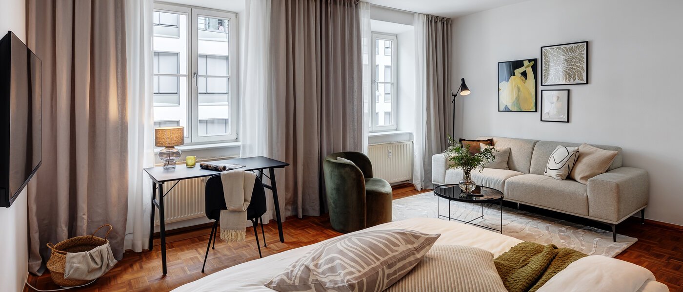 マンション München Lehel 01 リビングエリア 13583