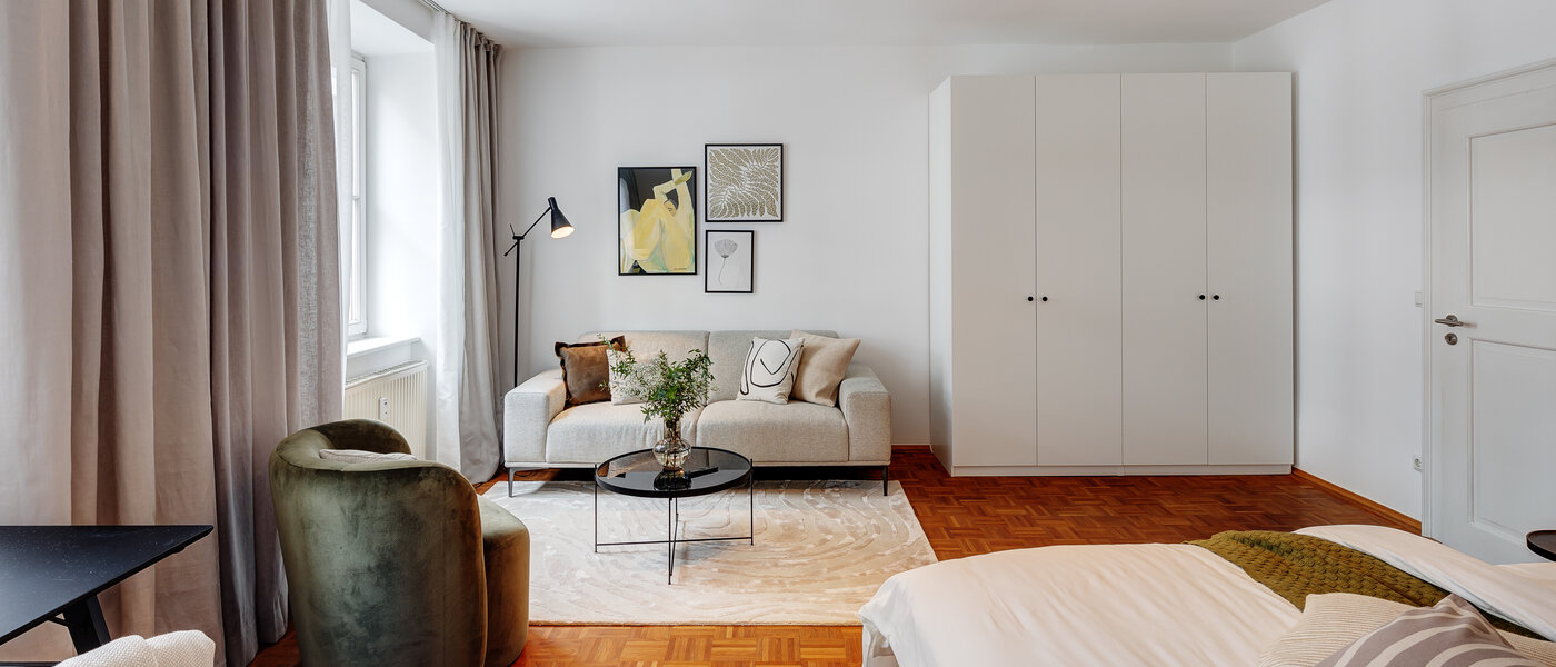 マンション München Lehel 04 リビングエリア 13583