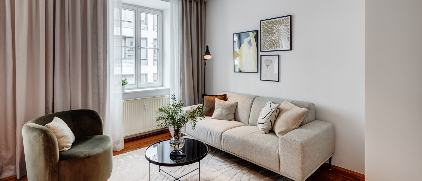 マンション München Lehel 05 リビングエリア 13583