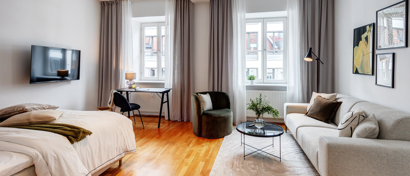 マンション München Lehel 01 リビングエリア 13584