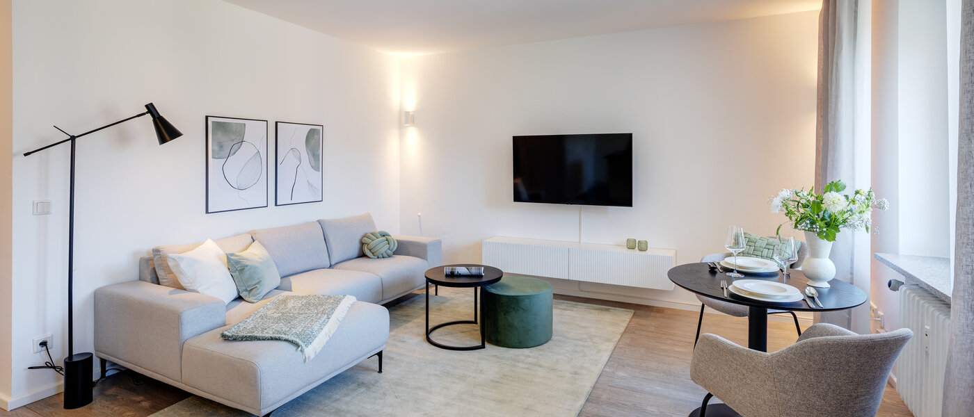 マンション München Bogenhausen 01 リビングエリア 13604