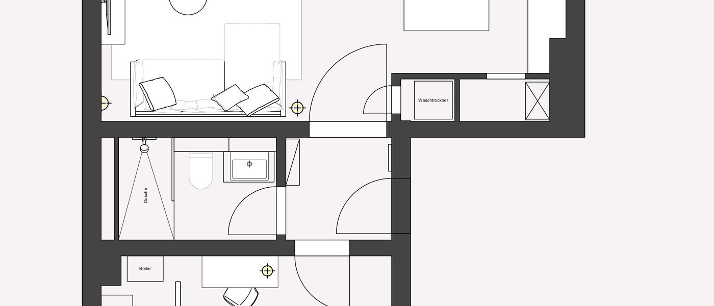 マンション München Bogenhausen 01 見取り図 13604