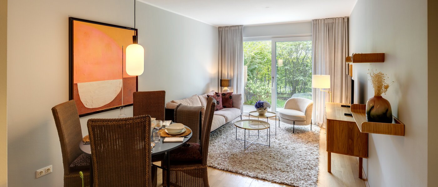 マンション München Obersendling 02 リビングエリア 13617