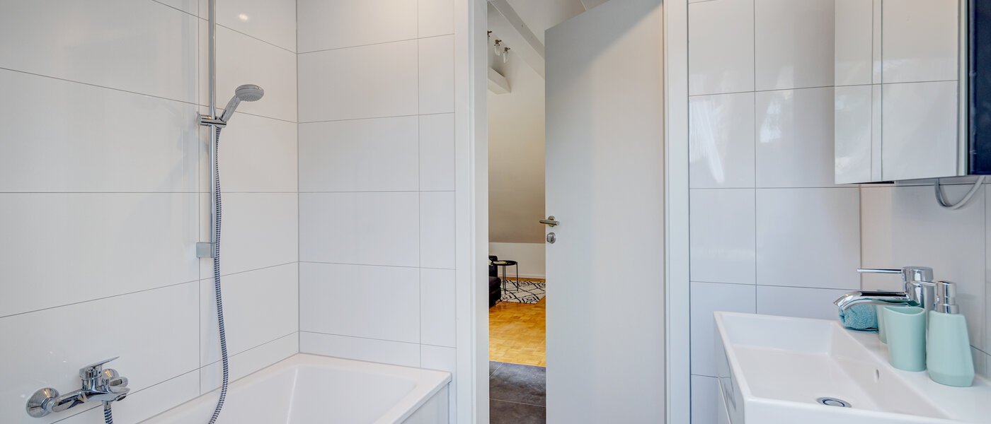 アティック・フラット（屋根裏） München Waldtrudering 02 浴室 13621