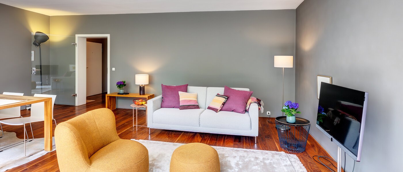 マンション München Altbogenhausen 04 リビングルーム 13633