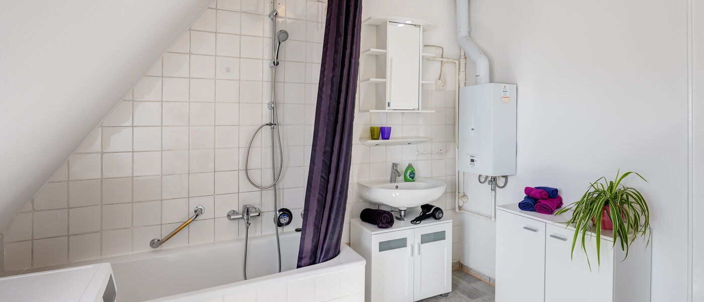 アティック・フラット（屋根裏） München Nymphenburg 02 浴室 13654