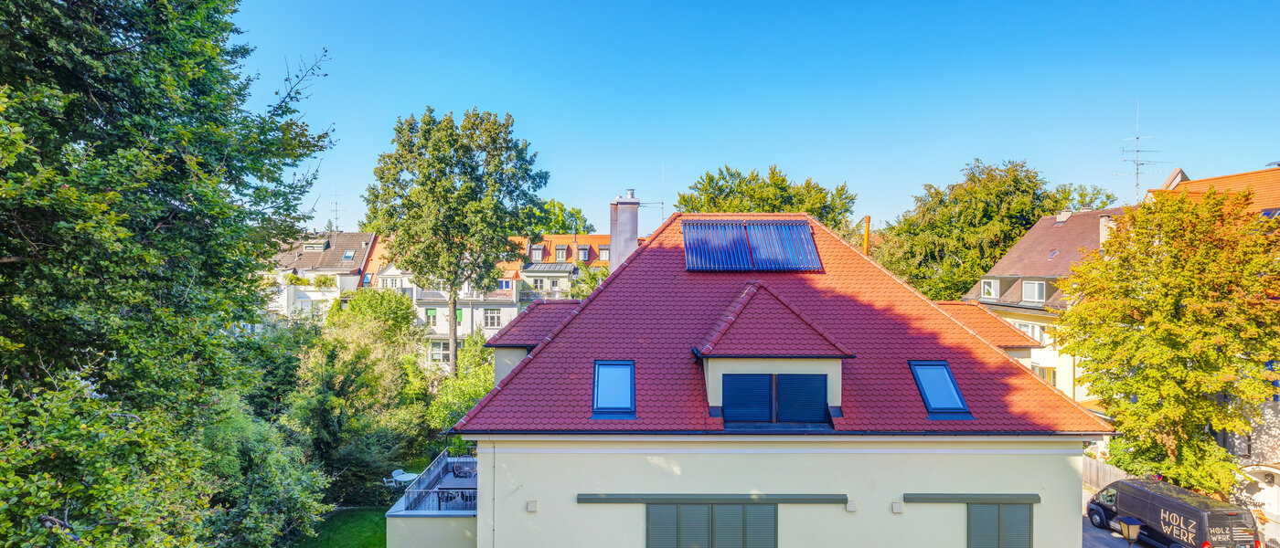 アティック・フラット（屋根裏） München Nymphenburg 05 物件からの眺め 13654