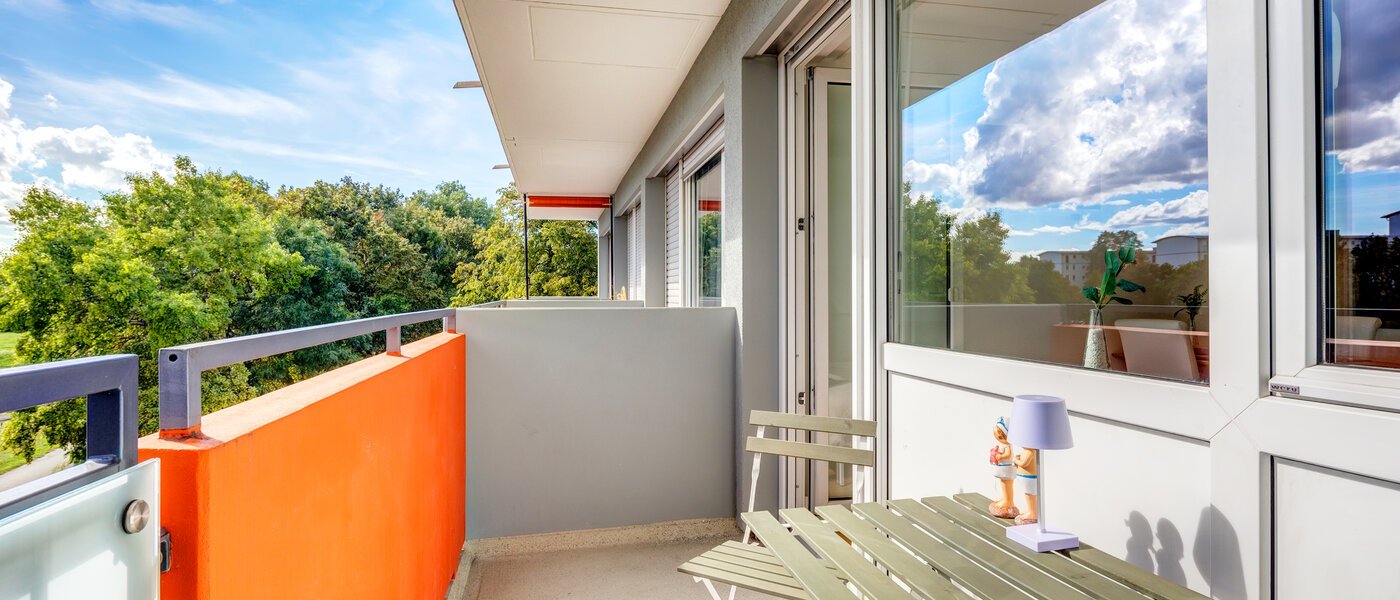 アパルトマン München Am Hart 01 ベランダ 13670