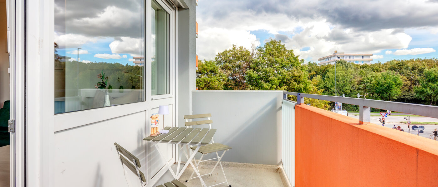 アパルトマン München Am Hart 02 ベランダ 13670