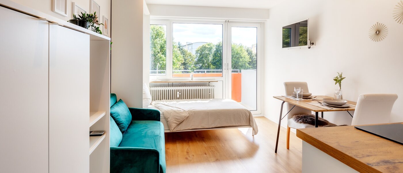 アパルトマン München Am Hart 03 リビングエリア 13670