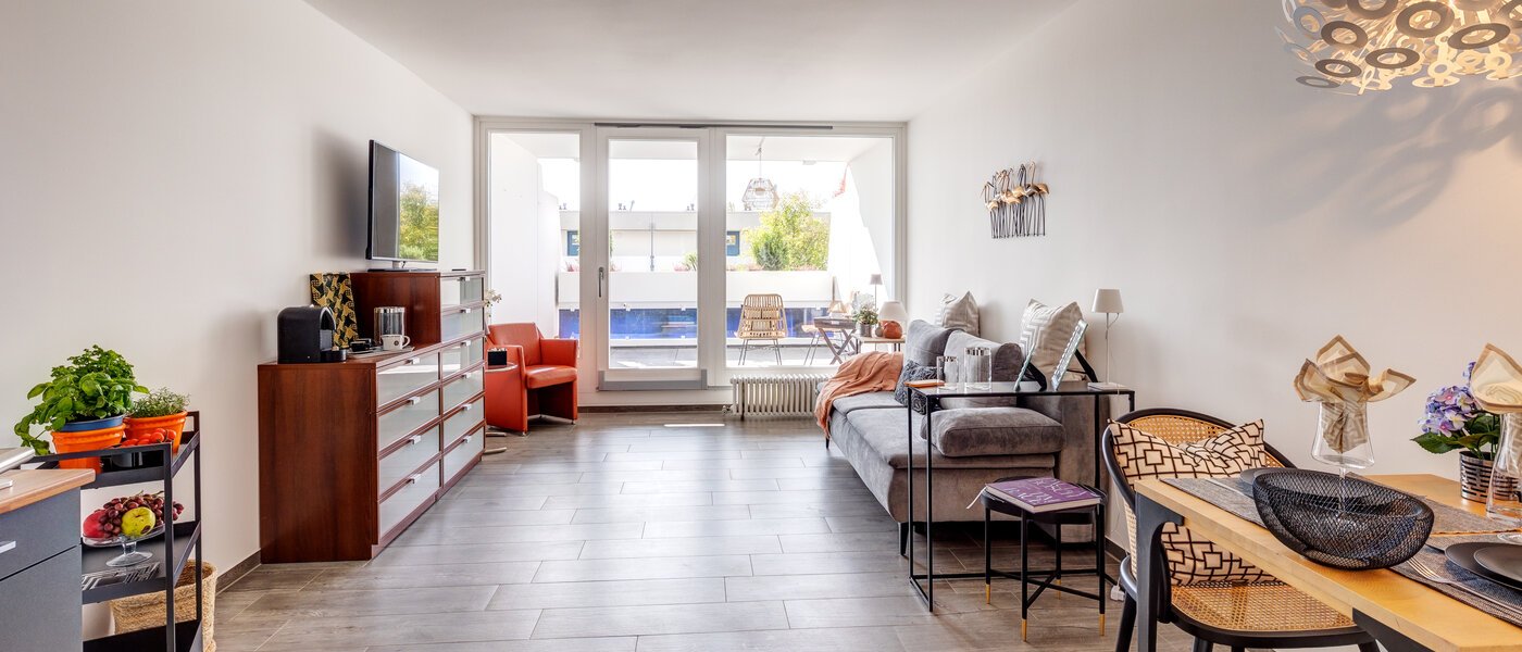 マンション München Olympiadorf 02 リビングエリア 13686