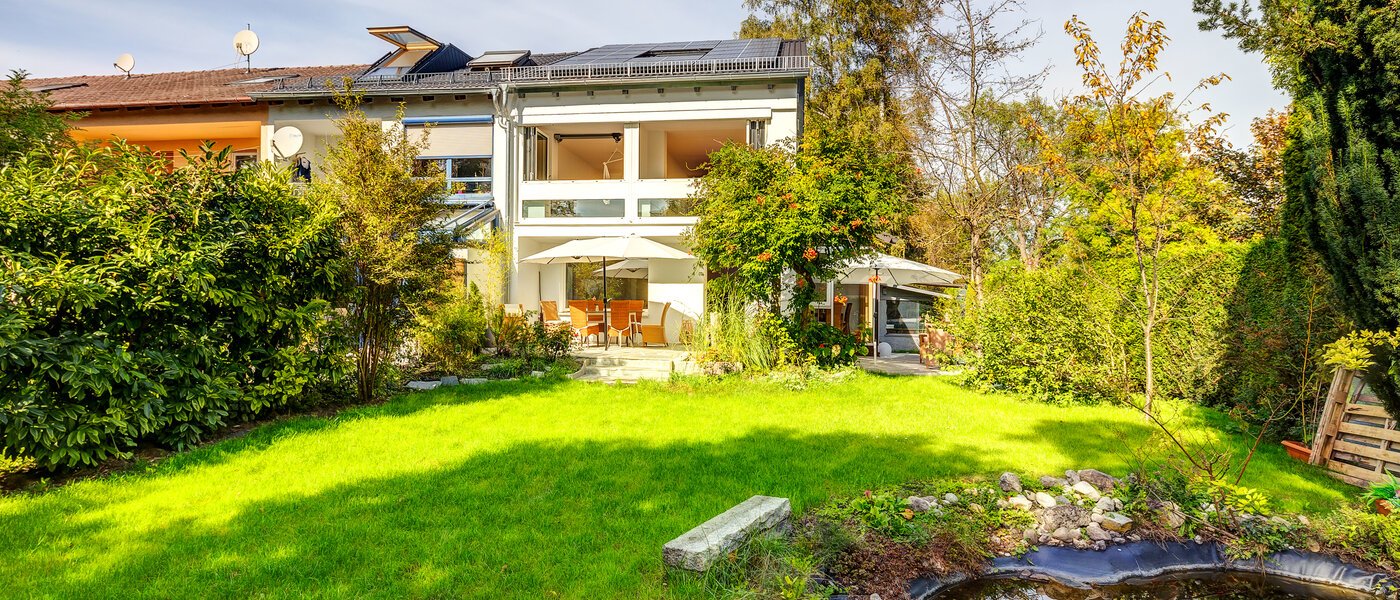 テラスハウス角住宅 Eichenau 03 庭 13696