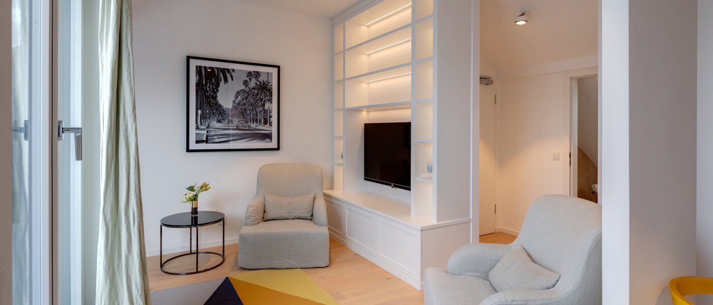 メゾネット・マンション（複数階にわたるマンション） München Altbogenhausen 02 リビングエリア 13706