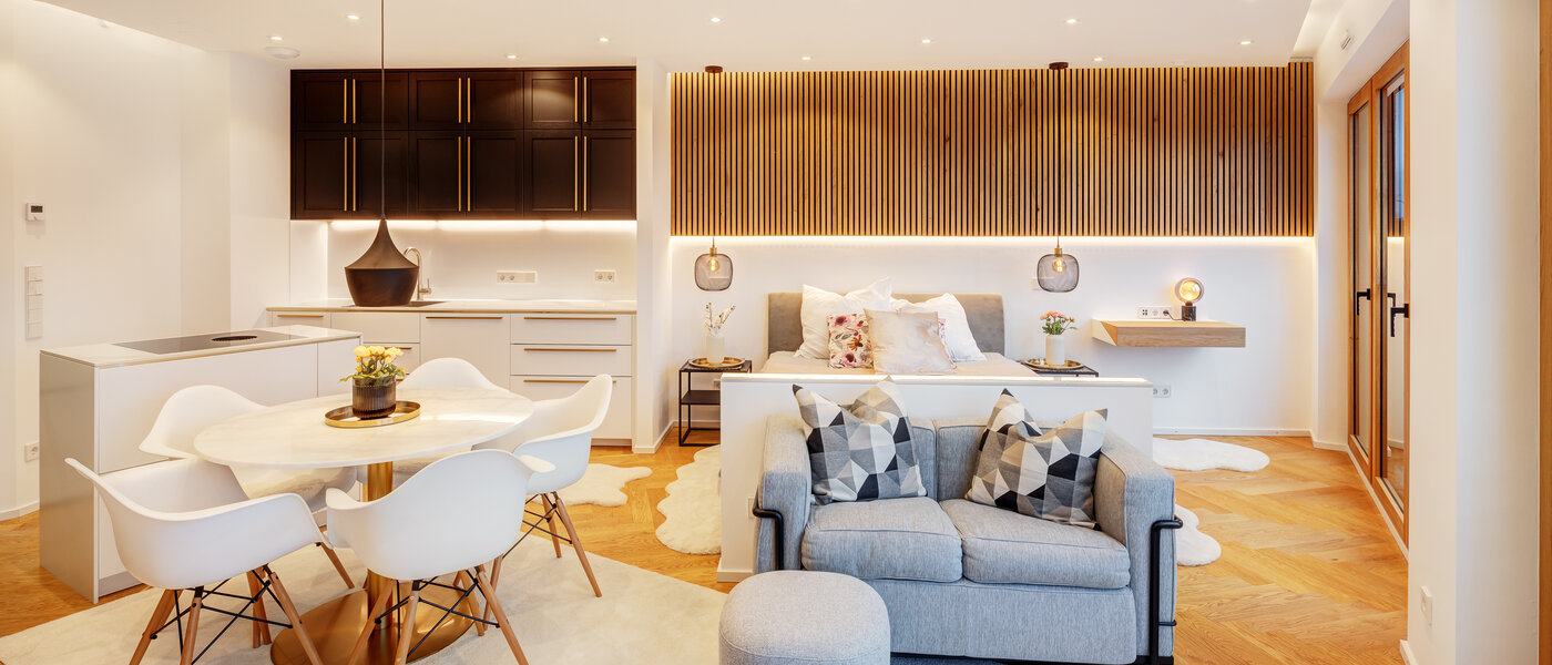 マンション München Haidhausen 01 リビングエリア 13772