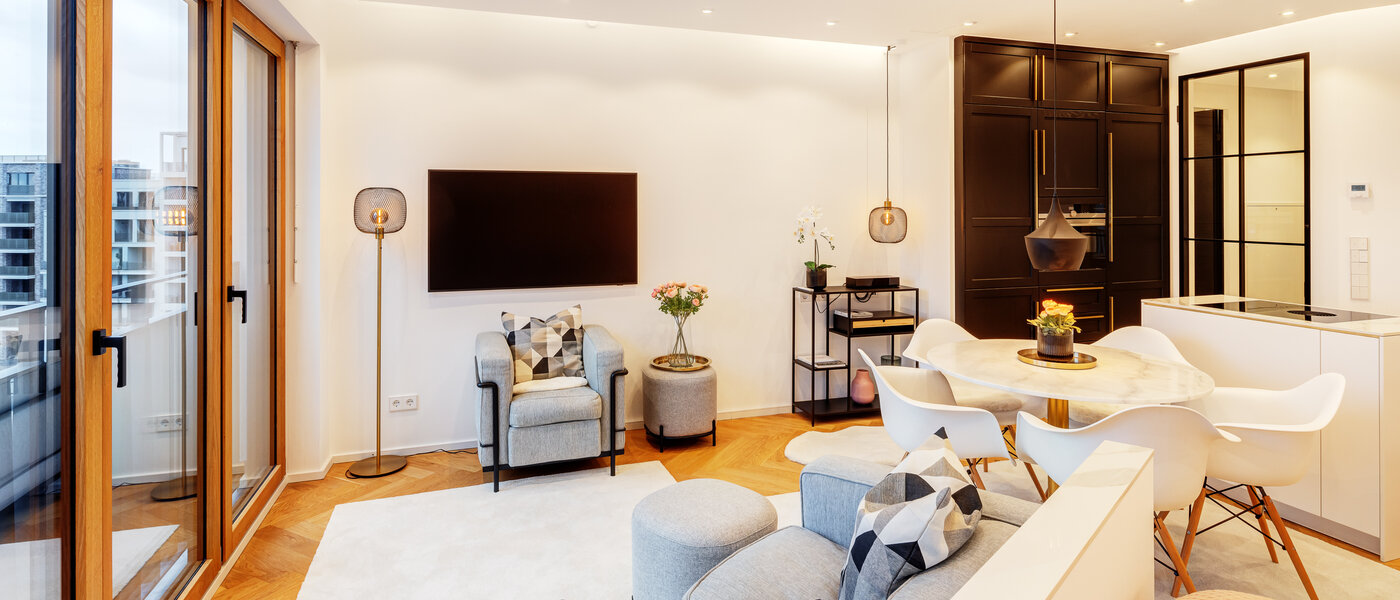 マンション München Haidhausen 03 リビングエリア 13772