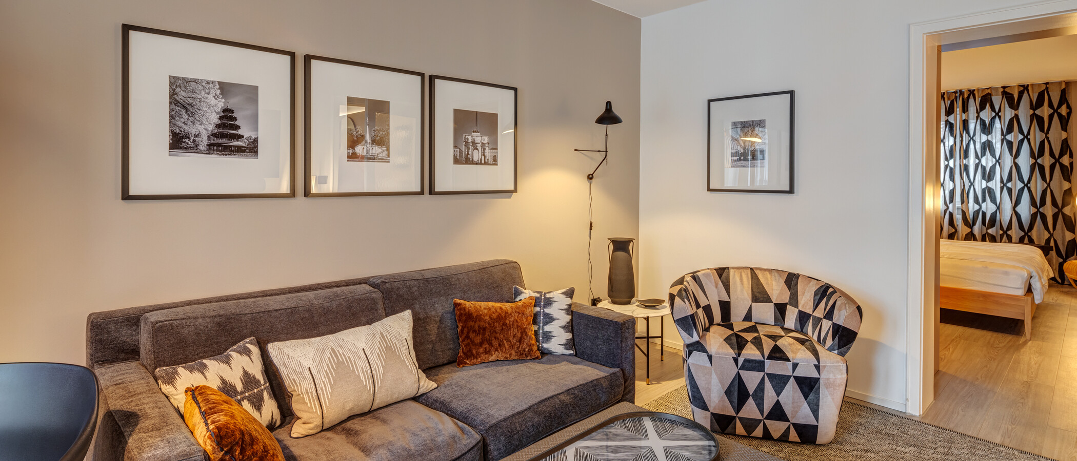 マンション München Schwabing-Nord (zw. Belgrad- & Leopoldstraße) 03 リビングエリア 13778