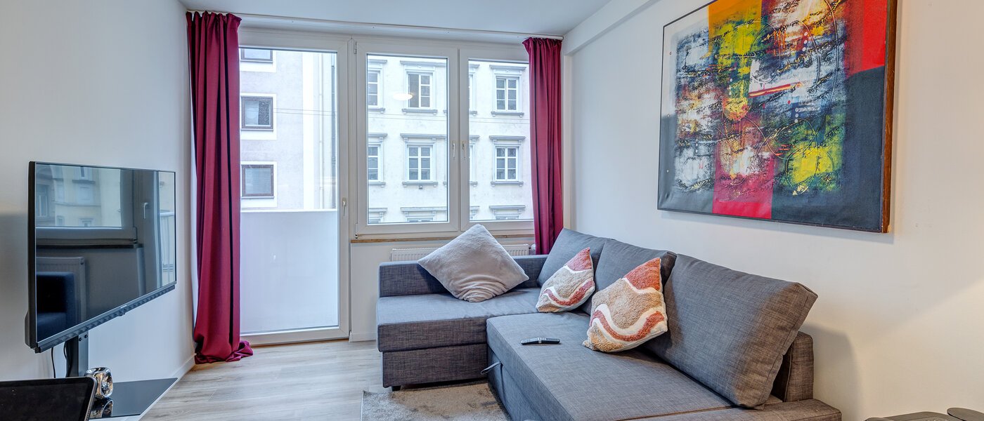 アパルトマン München Maxvorstadt - Universitätsviertel 01 リビングエリア 13779