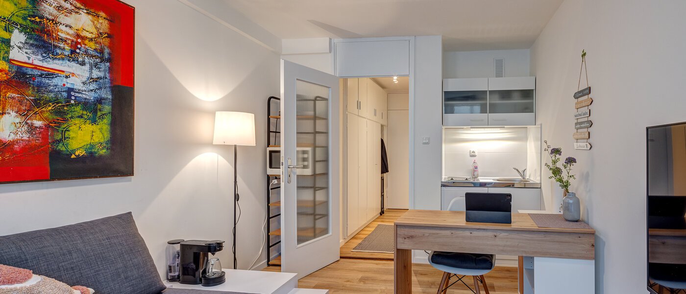 アパルトマン München Maxvorstadt - Universitätsviertel 03 リビングエリア 13779