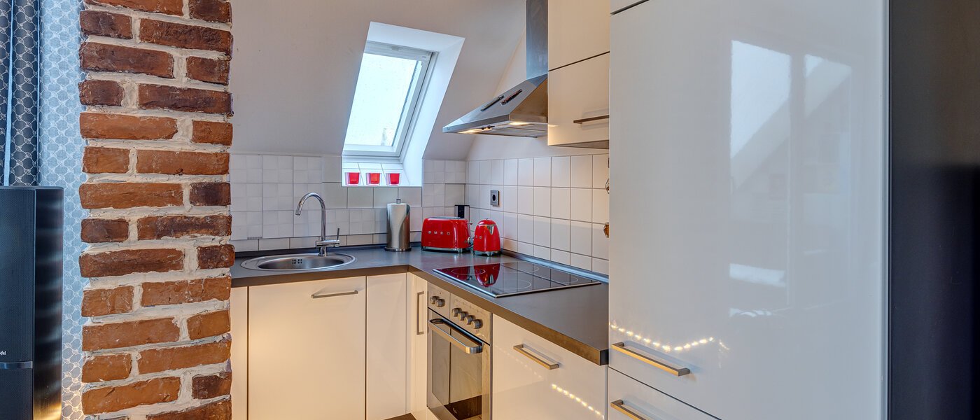 マンション München Schwabing-Nord (zw. Leopoldstraße & Englischen Garten) 01 キッチン 13809