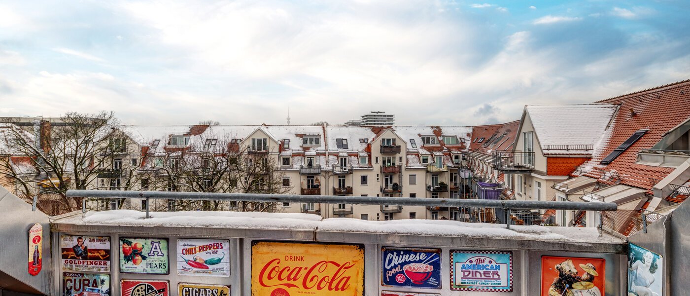 マンション München Schwabing-Nord (zw. Leopoldstraße & Englischen Garten) 02 ルーフテラス 13809