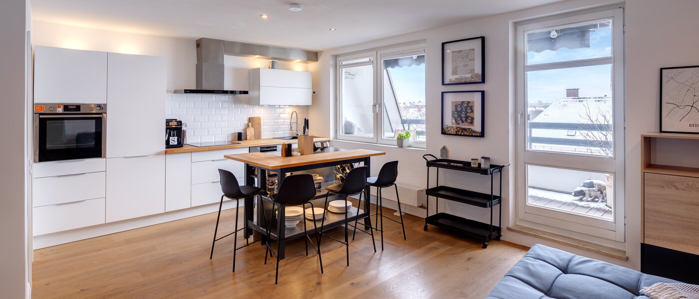 ペントハウス München Obergiesing 04 リビングエリア 13824