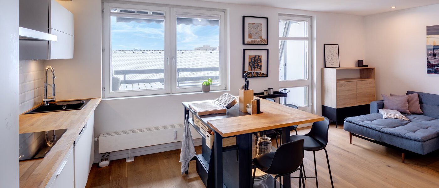 ペントハウス München Obergiesing 05 リビングエリア 13824